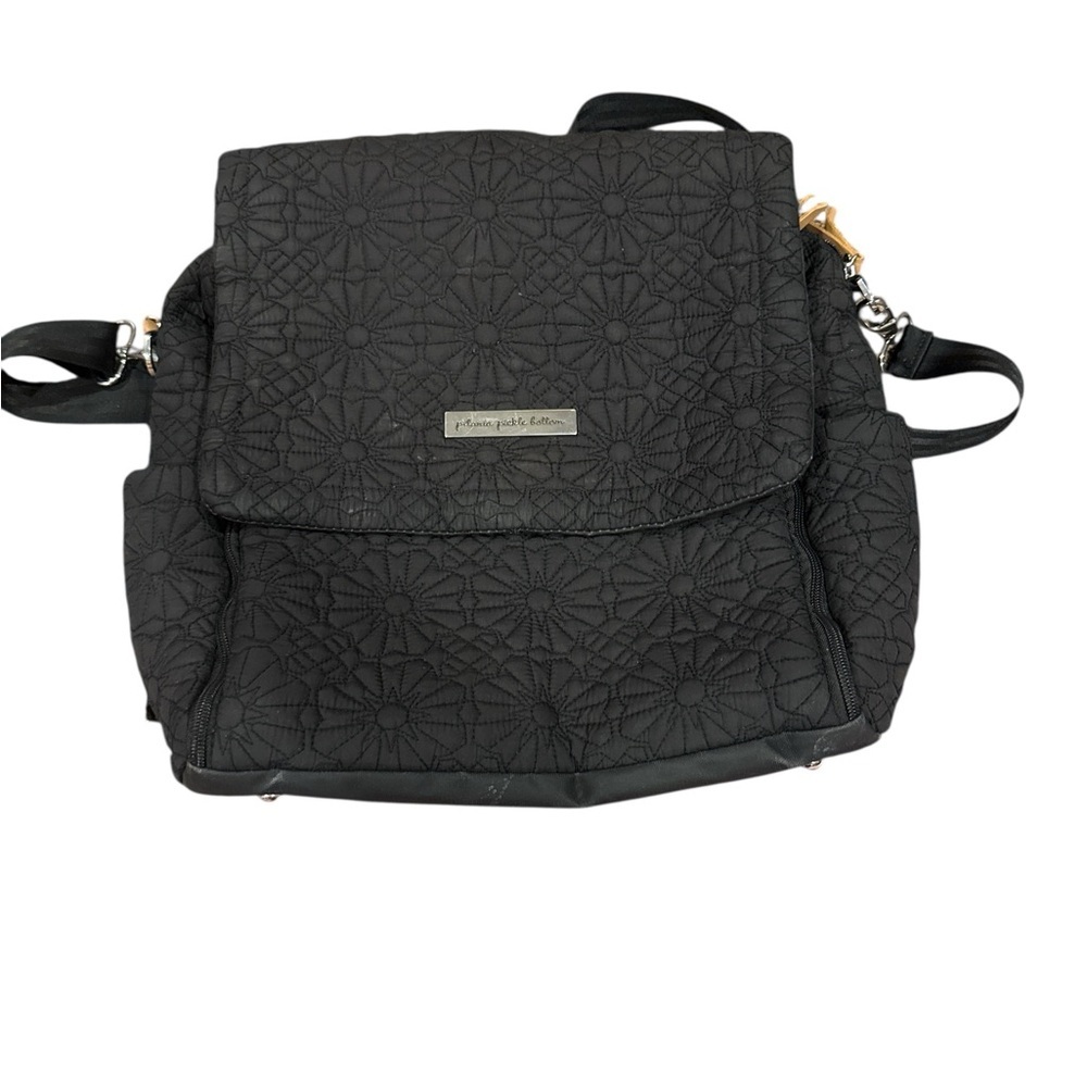 Petunia pickle bottom Black Quilted Women's diaper Bag